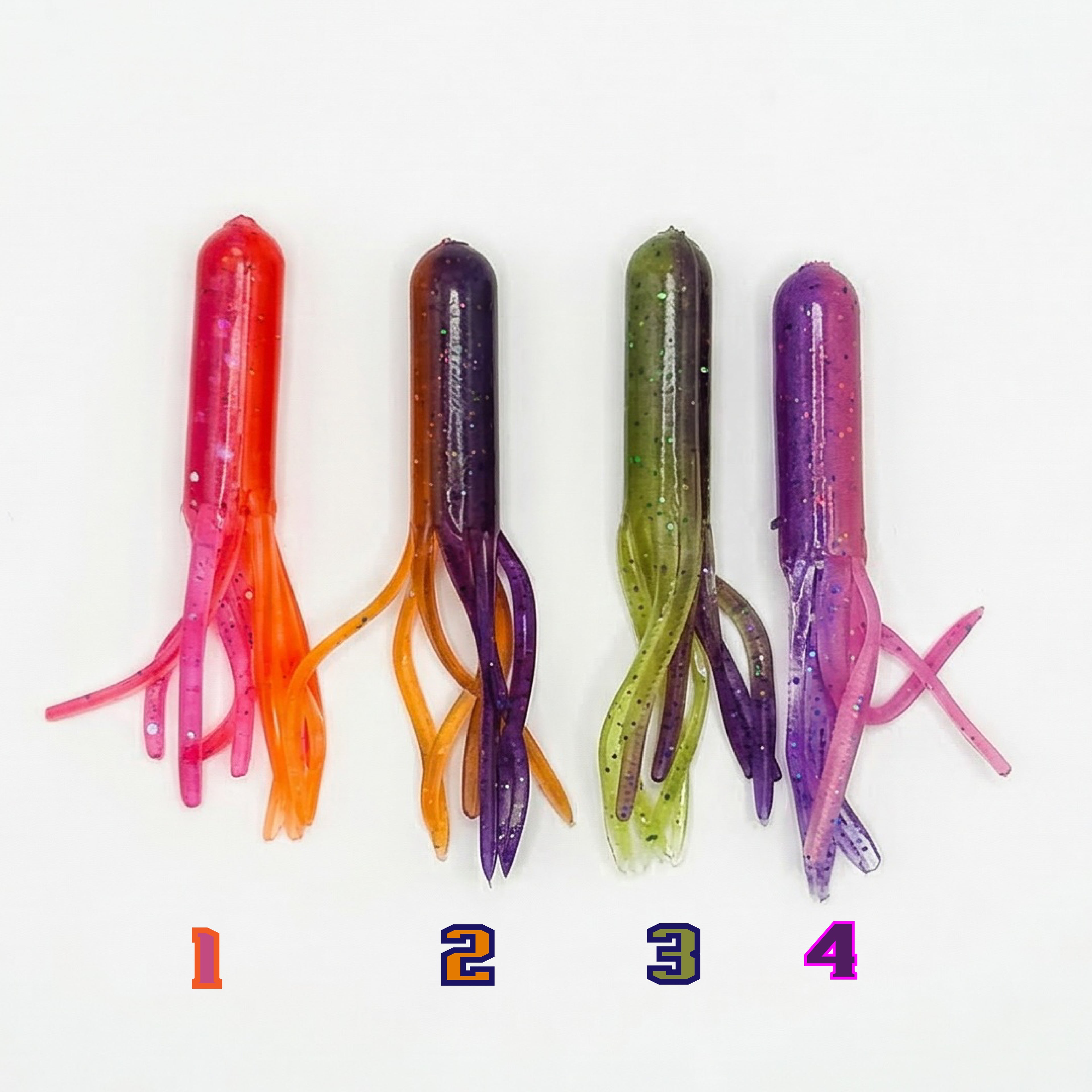 1.8-inch Tube Skirt 2 Tone Color UV/Glow